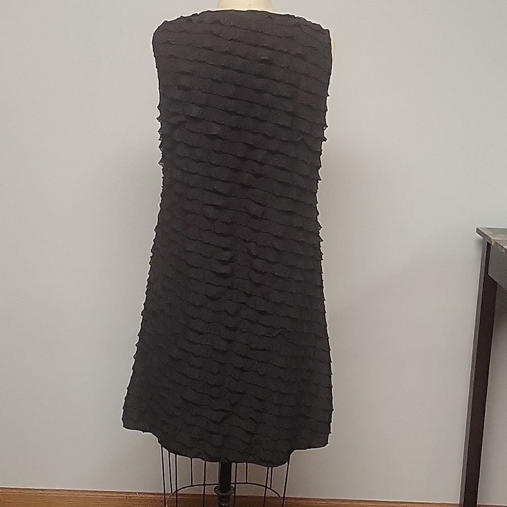 Davina black layered dress. Size XL - Picture 3 of 4